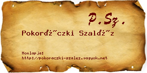 Pokoráczki Szaléz névjegykártya